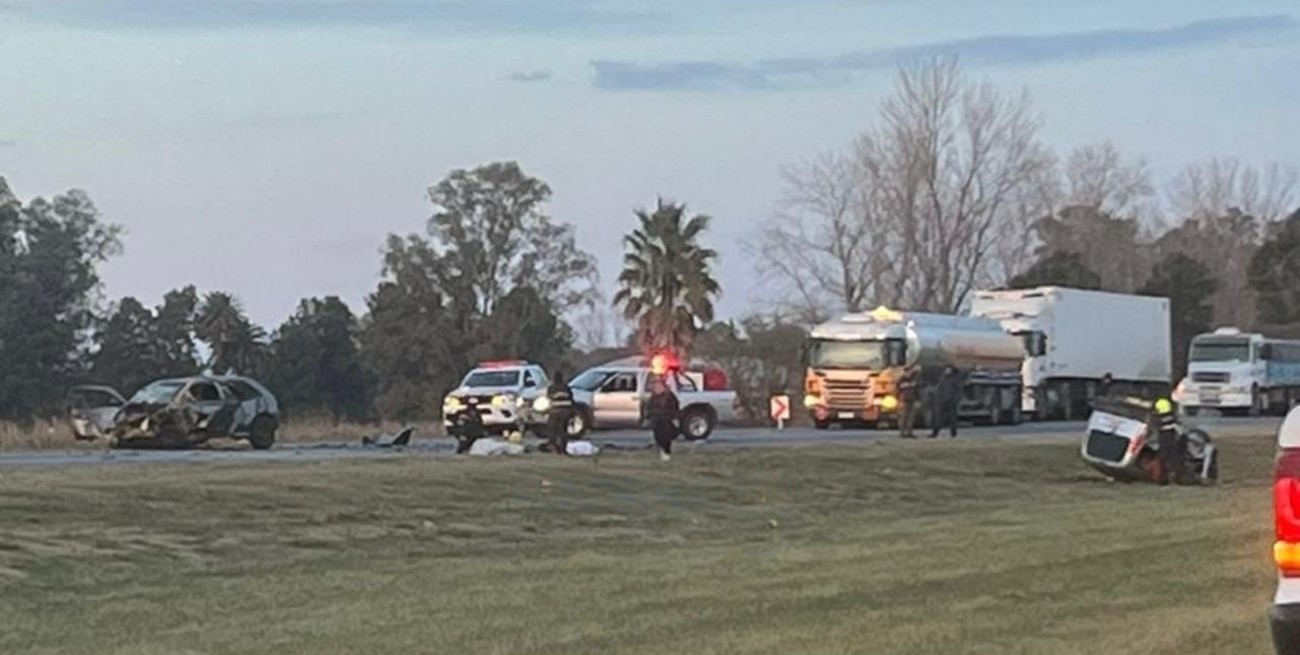 Trágico choque frontal en la ruta 14: tres muertos y un herido de gravedad