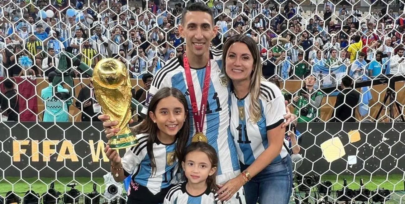 La emotiva carta de la hija de Di María a su padre: "Obtuviste tu mayor meta"