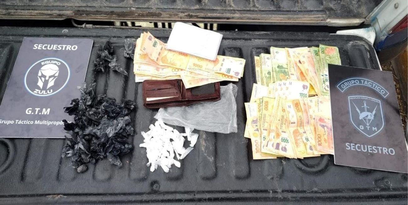 Rosario: una pareja y un menor detenidos con dinero y cocaína