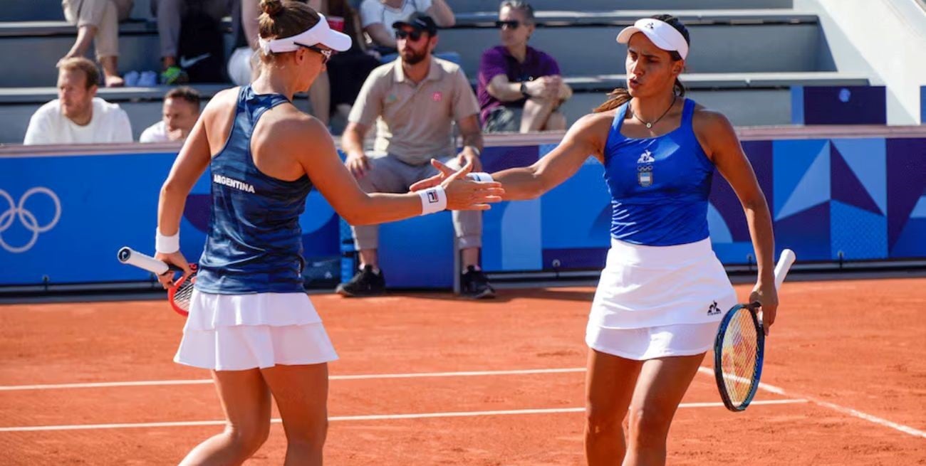 Juegos Olímpicos 2024: Carlé y Podoroska cayeron en el dobles femenino de tenis