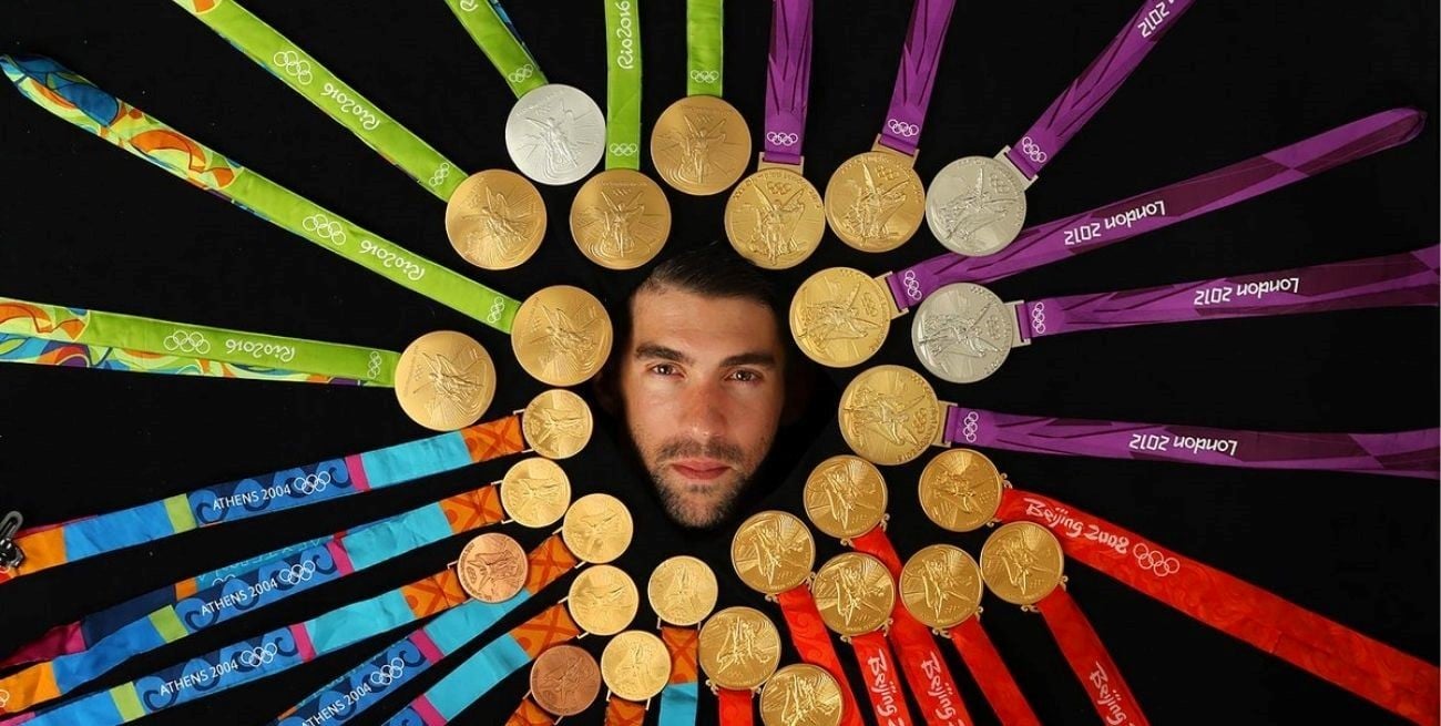 Quiénes son los 10 atletas que más medallas consiguieron en la historia de los Juegos Olímpicos