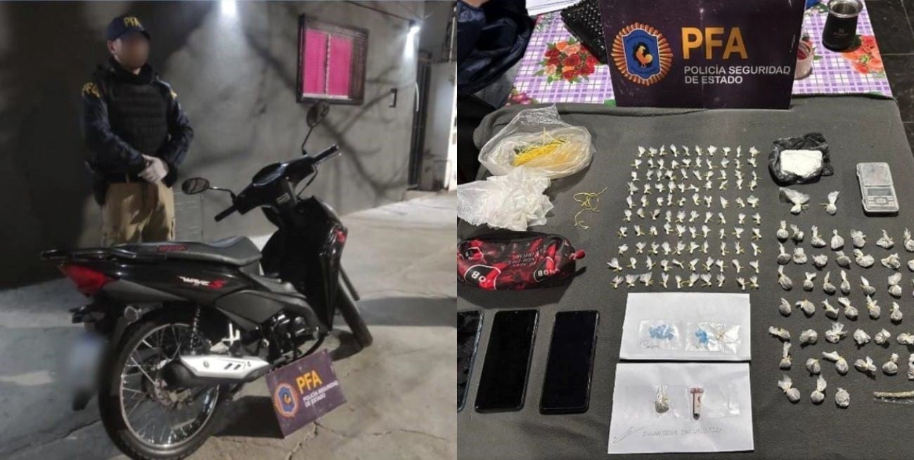 Operativo "Motomami": la Policía Federal desbarató una banda que distribuía droga