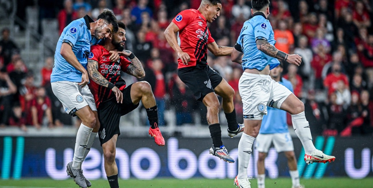 Copa Sudamericana: Belgrano cayó ante Atlético Paranaense en la ida en Brasil