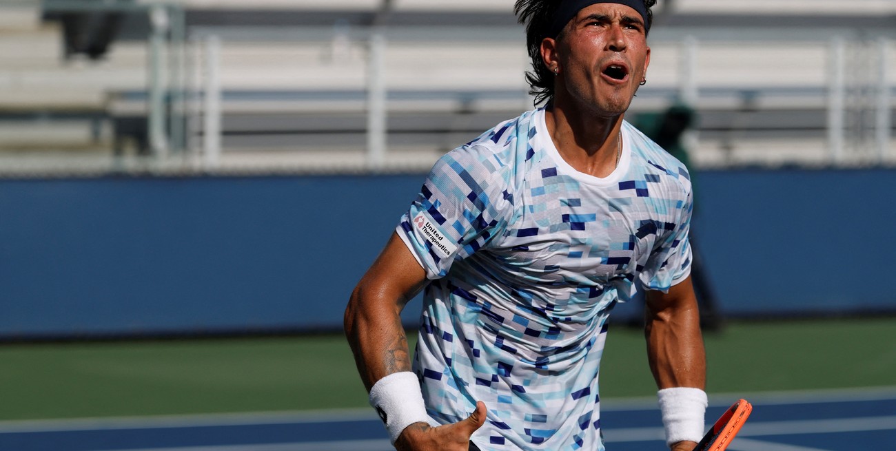 En su primer US Open, Comesaña venció a Humbert y avanzó a la tercera ronda 