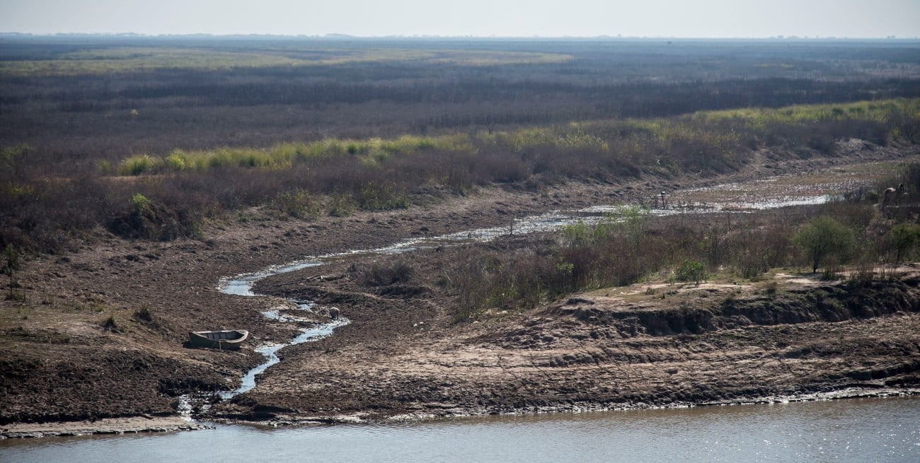 Preocupa que por la bajante del Paraná se corte el abastecimiento de agua en una ciudad de Entre Ríos