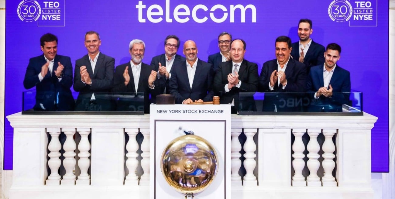 Telecom Argentina celebra el 30° aniversario de su cotización en la Bolsa de Nueva York