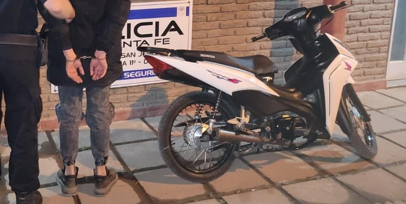 Lo asaltaron en Pérez en 2023 y la policía recuperó su moto en Díaz