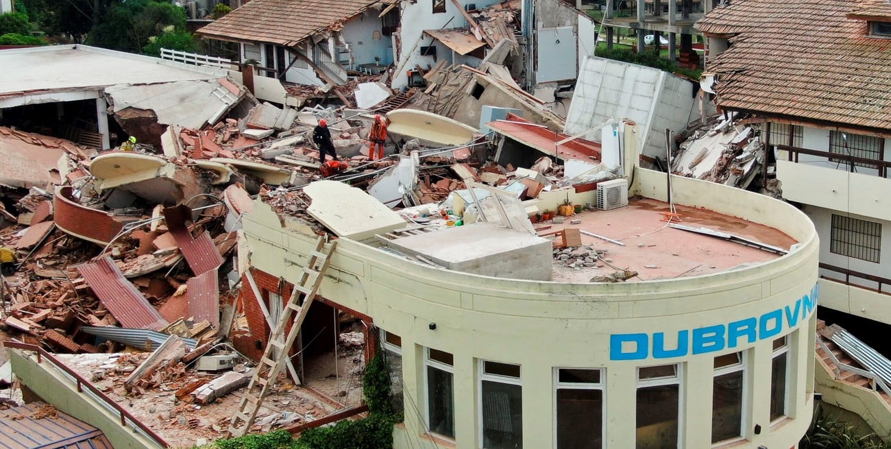 Confirmaron la segunda víctima fatal del derrumbe del hotel de Villa Gesell