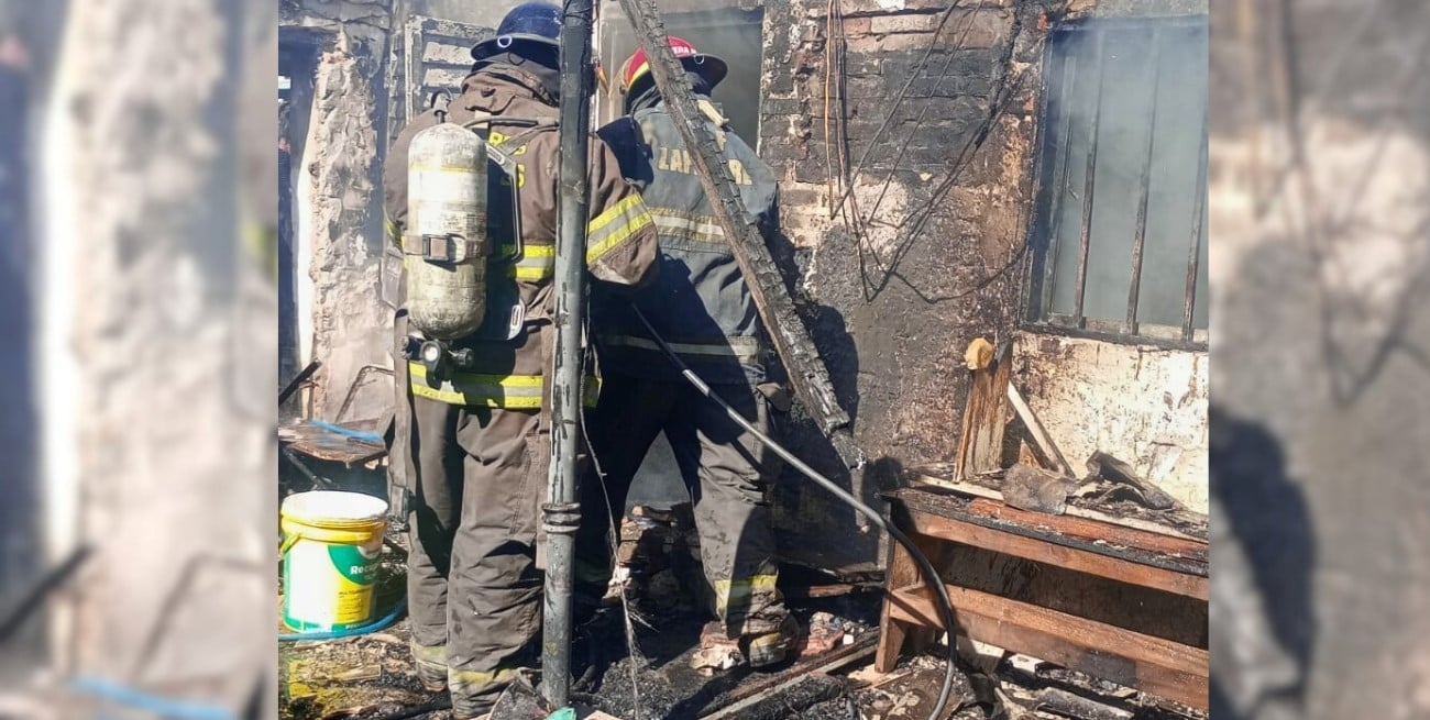 Ardió una vivienda de barrio Belgrano de la Ciudad de Santa Fe 