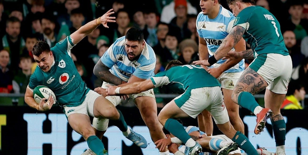 Los Pumas pelearon hasta el final, pero perdieron con Irlanda en Dublín