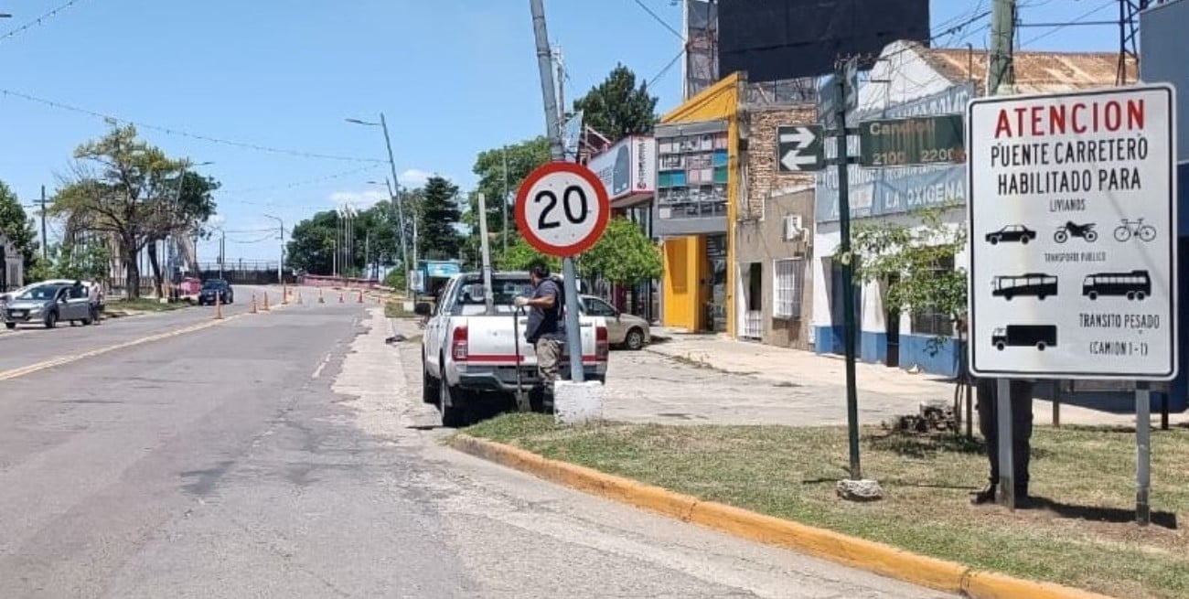 Tránsito alternado sobre el Puente Carretero este miércoles por la mañana