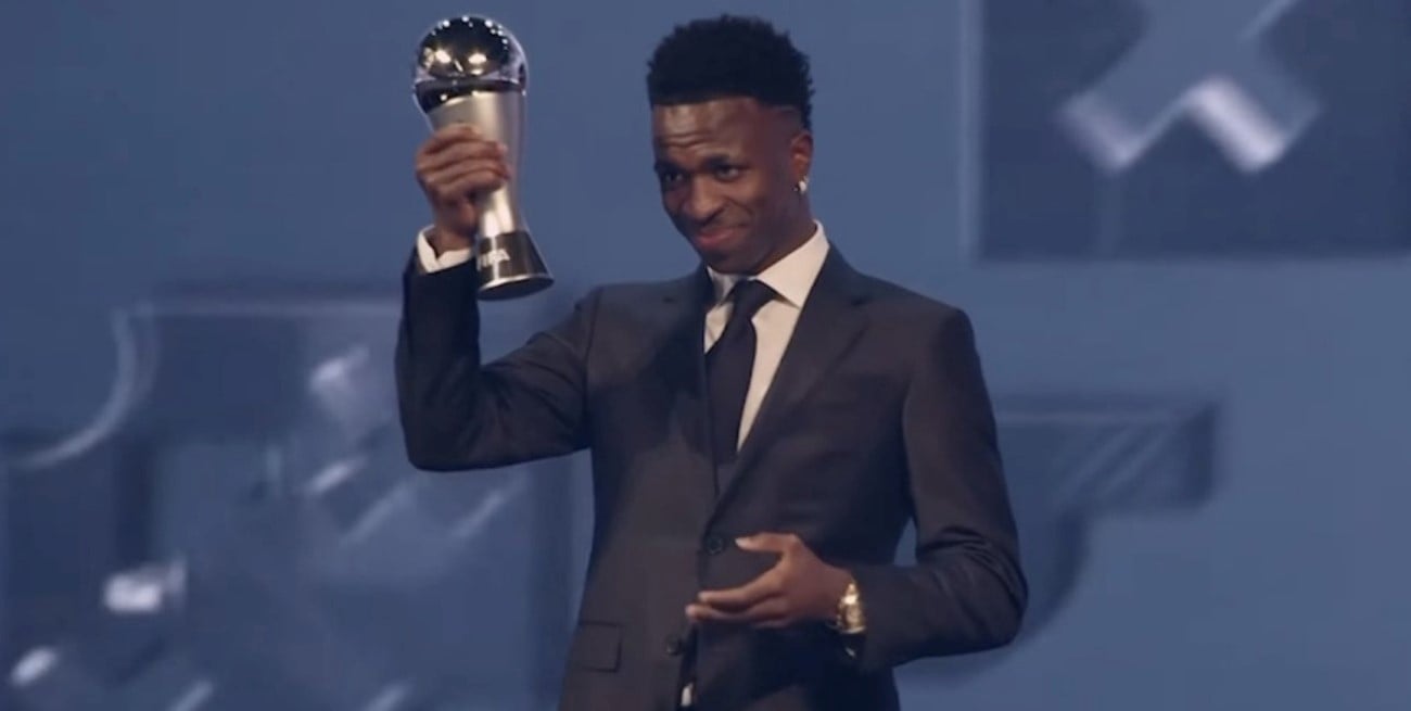 Vincius Jr ganó el premio The Best al mejor jugador