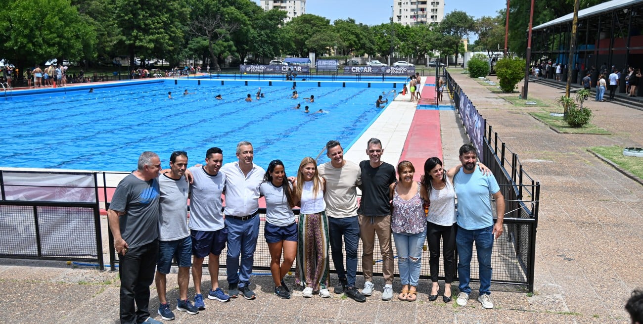 Con polideportivos municipales renovados, Rosario inauguró la temporada de verano 2024/2025