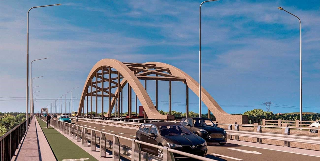 Nuevo Puente Santa Fe – Santo Tomé: Enrico ponderó la obra y prometió pago a 30 días